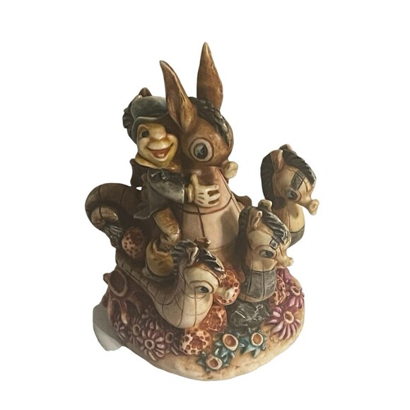 JIMINIY CRICKET AND SEAHORSES LE 500 Disney Harmony Kingdom Pinocchio 2004 RARE - Picture 1 of 16